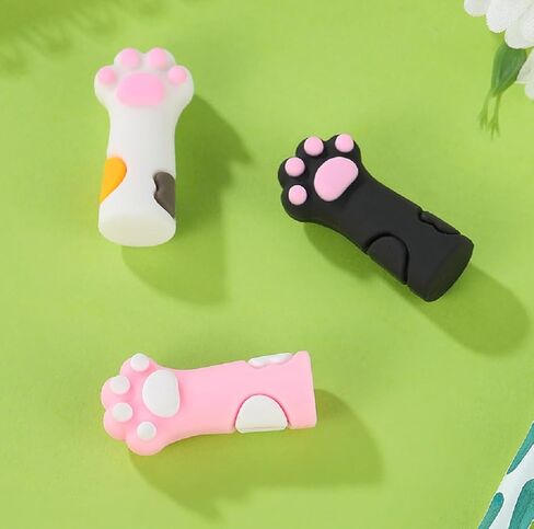Creative Cat Paw Eraser-5 Pencil Erasers- 3D Funny Eraser, Party Decorations& Favors in Kuwait