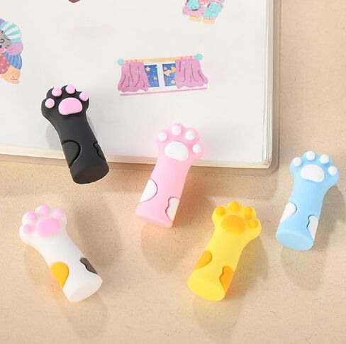 Creative Cat Paw Eraser-5 Pencil Erasers- 3D Funny Eraser, Party Decorations& Favors in Kuwait