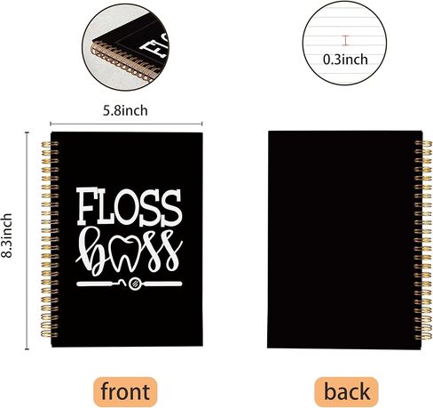 VNWEK مجلة دفتر التعريف الرئيسي - أفضل الهدايا الرئيسية، هدايا التقدير الرئيسية، هدايا لمدير المدرسة، الهدايا الرئيسية للنساء والرجال، دفتر ملاحظات حلزوني 5.5x8.3، دفاتر كتابة in Kuwait