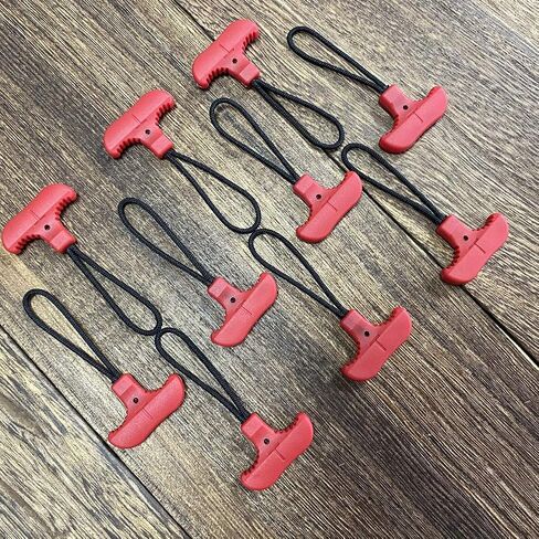 BJA Pack of 10 Pcs Heavy Duty T Shape Good Grip Zipper for Hands with Work Gloves | Arthritic Hands | Backpack Zipper Pulls in Saudi Arabia