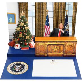 Trump Christmas Card,Christmas Pop Up Cards for Women and Men,Christmas Greetings Card for Family,Funny Christmas Cards for Holiday