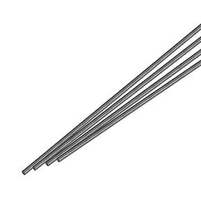 MECCANIXITY Carbon Fiber Rod, 3mm x 300mm for RC Plane DIY Tool Wing Tube Quadcopter Arm, Pack of 4