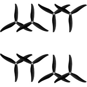 Gemfan 7535 Glass Fiber Nylon Propellers 7 Inch 3 Blades Props forCinelifter & Macro Quad Drones 8pcs 4CCW 4CW