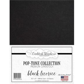 Cardstock Warehouse Pop Tone Whip Cream - 8.5 × 11 بوصة - 100 رطل / 270 جرامًا للمتر المربع ورق بطاقات ممتاز غير لامع - 25 ورقة in Kuwait