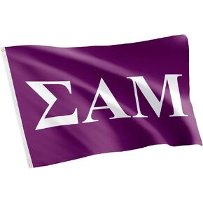 Desert Cactus Sigma Alpha Mu Flag letter Fraternity Greek Banner Large 3x5 feet Sign Decor Sammy