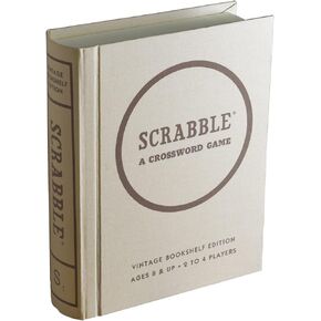 WS Game Company Scrabble Vintage Bookshelf Edition