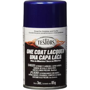 Testors Extreme Spray Lacquer, 3 Ounce (Pack of 1), De Ja Blue, 12 Fl Oz