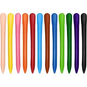 PATIKIL Washable Crayons, 12Pcs 12 Colors Easy to Grip Triangle Long Shape Crayon with Box for Art Craft Supplies Drawing Learning & Practice Festival Gift