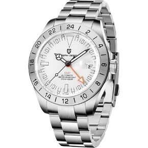 Pagani Design Watches Men GMT Automatic Self-Winding Mechanical Analog Sapphire Sports Waterproof Luminous Wrist Watch