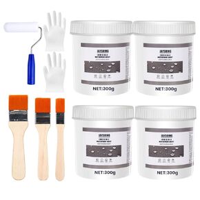 84 Oz (2400g) Jaysuing Invisible Waterproof Agent Set, Waterproof Insulating Sealant, Transparent Waterproof Coating, Waterproof Anti-Leakage Agent, Transparent Repairing Leak Adhesive