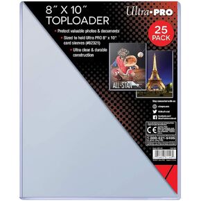 8 x 10 Photo Toploaders (25 Pack)