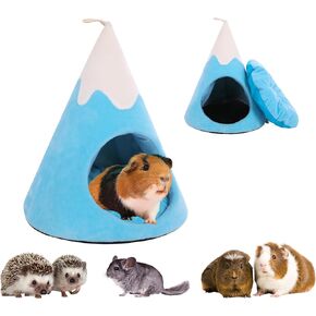 Guinea Pig Hideout Fleece Cone - Chinchilla, Rat and Hedgehog Hidey for Security and Comfort - Guinea Pig Accessories by The Kozko Hut