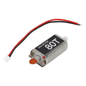 Brushed Motor with Cable, 80T RC Car Motor with Plastic Gear for RGT 1/24 AXIAL SCX24 050
