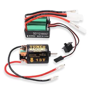 Brushed Motor ESC Combo, 540 Brushed Motor with 65A Brushed ESC for Axial Complete Motors for Scx10 90046 RC Car Motor Electric Motors & Parts