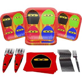 Blue Orchards Superhero Value Party Supplies Pack (60 Pieces for 16 Guests) - Superhero Party Decorations, Super Hero Birthday Party for Boys, Plates and Napkins Superhero Party Supplies