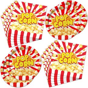 40Pack Zebra Print Party Supplies 20 Plates + 20 Napkin Zebra Print Birthday Party Decorations