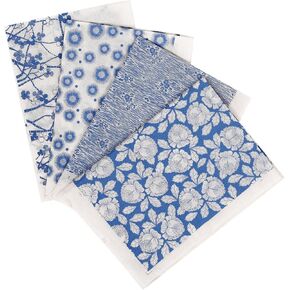 HOODANCOS 4pcs Ceramic Decals Pottery Ceramics Clay Transfer Paper Glaze Underglaze Flower Paper Porcelain Decal Paper Underglaze Transfers for Pottery Overglaze Enamel Waterslide Decal