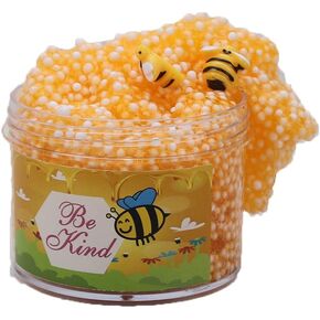 Kayswang Cloud Slime Butter Slime bee Honey DIY Snow Rice Slime Butter Slime Kit for Girls Education Party Favor Gift and Birthday Fluffy Slime kit for Boys Slime Kits Soft (B)