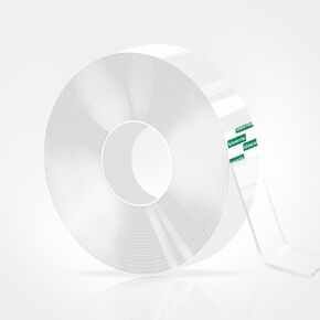 Nano Double Sided Tape Heavy Duty, Extra Strong Mounting Tape 16.5FT, Clear Adhesive Tape Wall Sticky for Hanging Use for Indoor and Outdoor by Uonelo