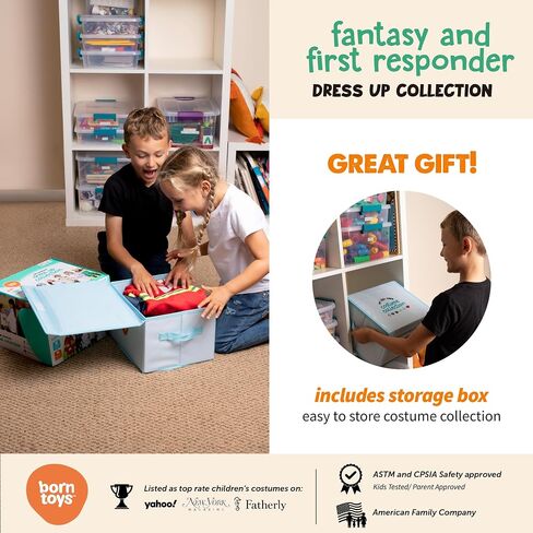 Born Toys Toddler Dress Up Clothes for Little Girls & Boys Ages 3-7, Pretend Play Toys in Saudi Arabia