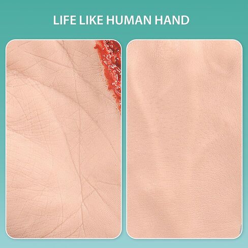 Wound Packing Hand Trainer, Trauma Hand Kit for Wound Care Demonstration Only, Wound Dressing Training Hand for Medical Education, Medium Skin in Kuwait