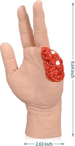 Wound Packing Hand Trainer, Trauma Hand Kit for Wound Care Demonstration Only, Wound Dressing Training Hand for Medical Education, Medium Skin in Kuwait
