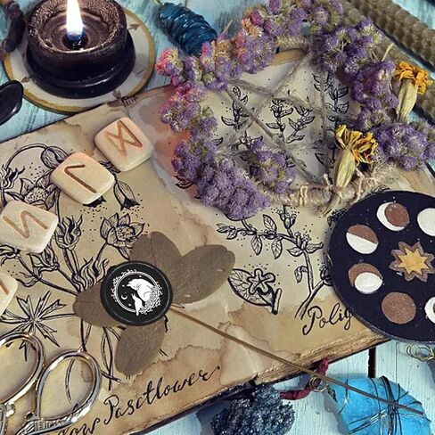 CRASPIRE Wisteria Wax Seal Stamp Butterfly Sealing Wax Stamps Flower 30mm Retro Vintage Removable Brass Stamp Head with Wood Handle for Wedding Invitations Envelopes Valentine's Day Gift Wrapping in Kuwait