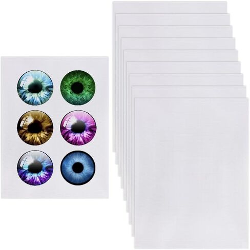 BENECREAT 10Pcs Fursuit Eye Mesh, 11.8x8.6 Inch White PVC Dust Mesh, 0.8mm Costume Eye Net Plastic Mesh Sheet for Furries Cosplay, Sculptures, Props, Fursuits, Craft Making, 0.45mm Thick in Saudi Arabia