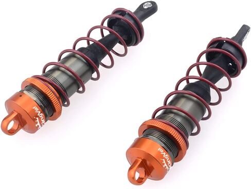 KingVal Replacement Aluminum 120mm Front Shock Absorber Damper Compatible with JLB HSP EM Racing DHK HPI Redcat LRP Hobao ZD Racing Hongnor DF-Model 1/8 RC Car Truck Buggy Truggy in Saudi Arabia