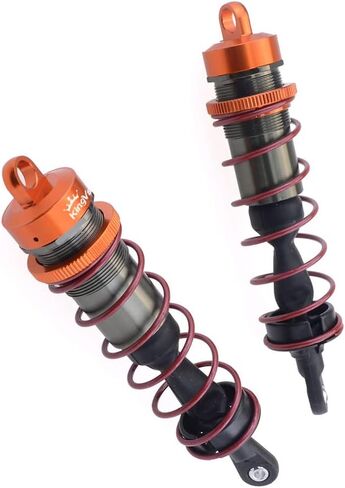 KingVal Replacement Aluminum 120mm Front Shock Absorber Damper Compatible with JLB HSP EM Racing DHK HPI Redcat LRP Hobao ZD Racing Hongnor DF-Model 1/8 RC Car Truck Buggy Truggy in Saudi Arabia