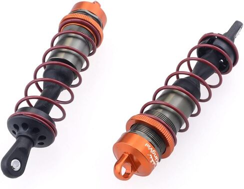 KingVal Replacement Aluminum 120mm Front Shock Absorber Damper Compatible with JLB HSP EM Racing DHK HPI Redcat LRP Hobao ZD Racing Hongnor DF-Model 1/8 RC Car Truck Buggy Truggy in Saudi Arabia