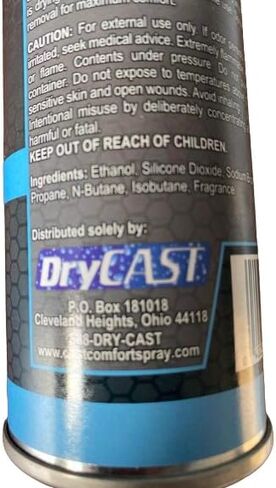 Cast Comfort Itching and Odor Relief Spray - Cools and Relieves Itchy Cast While Cleaning and Preventing Smell - 6 Oz in Kuwait