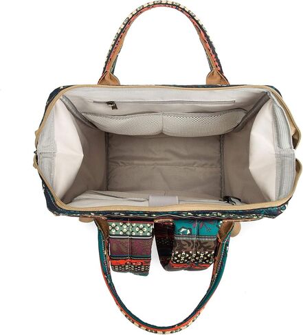 Kinmac Waterproof Laptop Backpack For Laptop Up to 15.6 Inch Men Women Travel Outdoor Backpack (Bohemian) in Kuwait