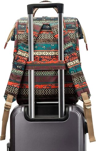 Kinmac Waterproof Laptop Backpack For Laptop Up to 15.6 Inch Men Women Travel Outdoor Backpack (Bohemian) in Kuwait