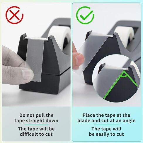 OWLKELA 12 Rolls Matte Adhesive Tape, Matte Finish Invisible Tape, Foggy Translucent Tape Great for Correction and Labeling, Compatible with Standard Tape Dispenser, 0.7 in x 1000 Inches in Kuwait