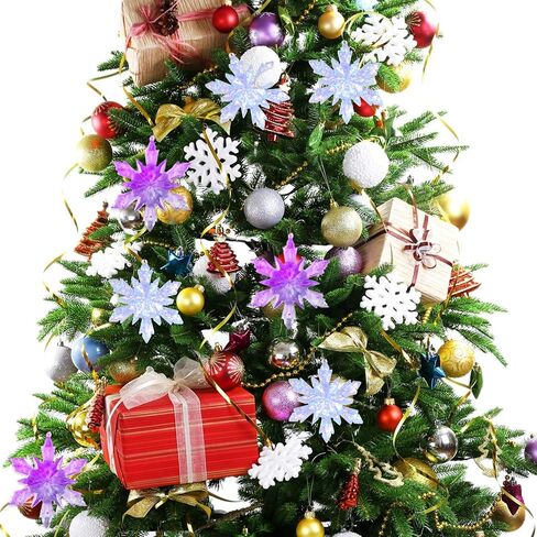 cobee عيد الميلاد ندفة الثلج الراتنج قوالب السيليكون، 4 قطع 3D ندفة الثلج قوالب الصب عيد الميلاد زخرفة الراتنج قوالب DIY الراتنج الحرف لشجرة عيد الميلاد المنزل شنقا حلية الديكور المعلقات in Kuwait
