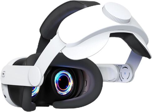 حزام الرأس لـ Meta Quest 3، حزام VR Elite قابل للتعديل لدعم Quest3 المحسن، ملحق وسادة مضادة للانزلاق in Kuwait