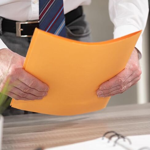 30 Pack Sage Orange File Folders Letter Size 5 Colors Yellow Orange Red File Pockets with 1/3 Cut Tab for Home Office Classroom Thanksgiving Holiday Supplies, 8.9 x 11.6 Inch in Saudi Arabia