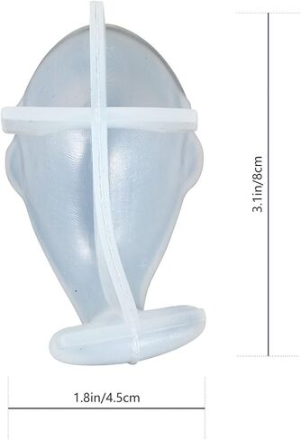 EXCEART 3D Whale Epoxy Mold Sea Animal Silicone Mold Marine Life Resin Mold DIY Craft Making Casting Mould Jewelry Making Mold Size 2 in Saudi Arabia