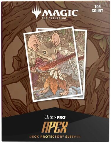 Ultra PRO - Bloomburrow 105ct APEX™ Deck Protector Sleeves Mabel, Heir to Cragflame for Magic: The Gathering, Exclusive Artwork, Archival Safe, Easy Shuffle, Glossy Finish, Standard Size in Saudi Arabia