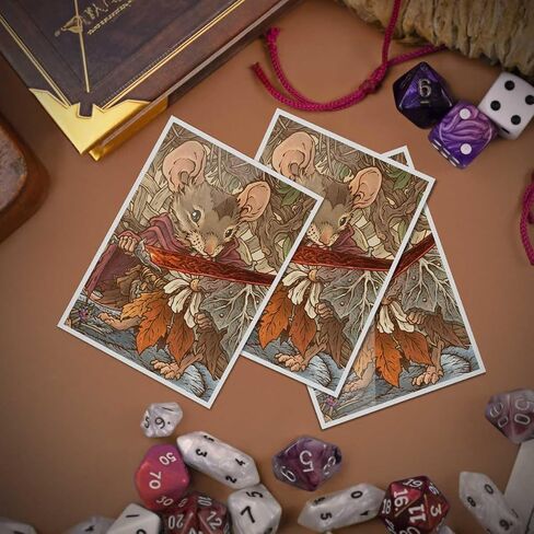 Ultra PRO - Bloomburrow 105ct APEX™ Deck Protector Sleeves Mabel, Heir to Cragflame for Magic: The Gathering, Exclusive Artwork, Archival Safe, Easy Shuffle, Glossy Finish, Standard Size in Saudi Arabia