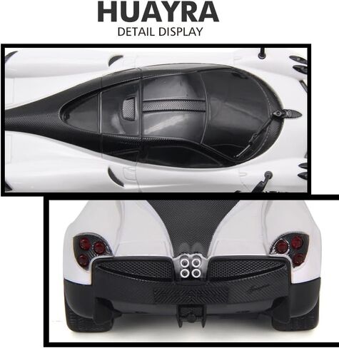 Vinie Remote Control Car for Boys, RC Cars Pagani Huayra, 1:24 Scale Officially Licensed Kids Toys, Drift Car with Cool Led Lights, 4 5 6 7 8 9 10 11 12 Year Old Boy Birthday Gift (White) in Saudi Arabia