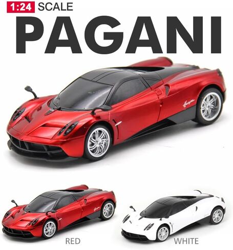 Vinie Remote Control Car for Boys, RC Cars Pagani Huayra, 1:24 Scale Officially Licensed Kids Toys, Drift Car with Cool Led Lights, 4 5 6 7 8 9 10 11 12 Year Old Boy Birthday Gift (White) in Saudi Arabia