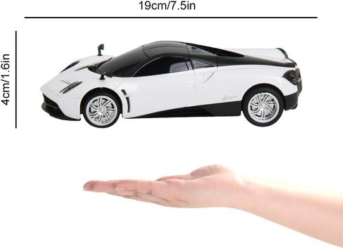 Vinie Remote Control Car for Boys, RC Cars Pagani Huayra, 1:24 Scale Officially Licensed Kids Toys, Drift Car with Cool Led Lights, 4 5 6 7 8 9 10 11 12 Year Old Boy Birthday Gift (White) in Saudi Arabia
