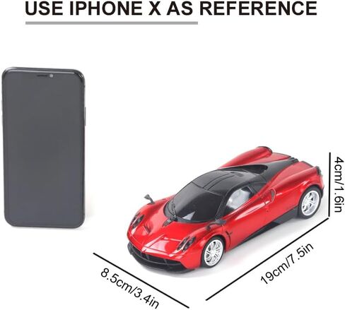 Vinie Remote Control Car for Boys, RC Cars Pagani Huayra, 1:24 Scale Officially Licensed Kids Toys, Drift Car with Cool Led Lights, 4 5 6 7 8 9 10 11 12 Year Old Boy Birthday Gift (White) in Saudi Arabia