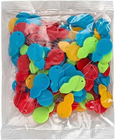 70 قطعة من خيوط الإبرة على شكل قرع، خيوط إبرة ذاتية الصنع، خيوط إبرة للخياطة، صناعة الحياكة، خياطة اللحف، لون عشوائي in Kuwait