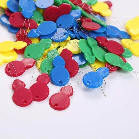 70 قطعة من خيوط الإبرة على شكل قرع، خيوط إبرة ذاتية الصنع، خيوط إبرة للخياطة، صناعة الحياكة، خياطة اللحف، لون عشوائي in Kuwait