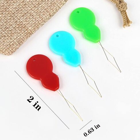 70 قطعة من خيوط الإبرة على شكل قرع، خيوط إبرة ذاتية الصنع، خيوط إبرة للخياطة، صناعة الحياكة، خياطة اللحف، لون عشوائي in Kuwait