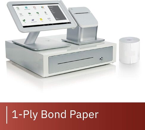 ورق لف إيصالات Clover White Bond لطابعة Star SP700 - 3 بوصة × 165 بوصة (12 لفة) in Kuwait