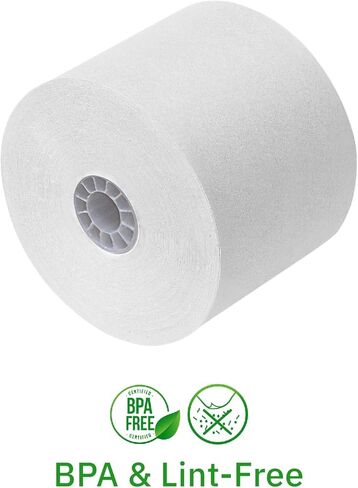 ورق لف إيصالات Clover White Bond لطابعة Star SP700 - 3 بوصة × 165 بوصة (12 لفة) in Kuwait